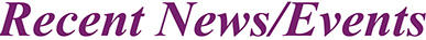 Recent News & Events